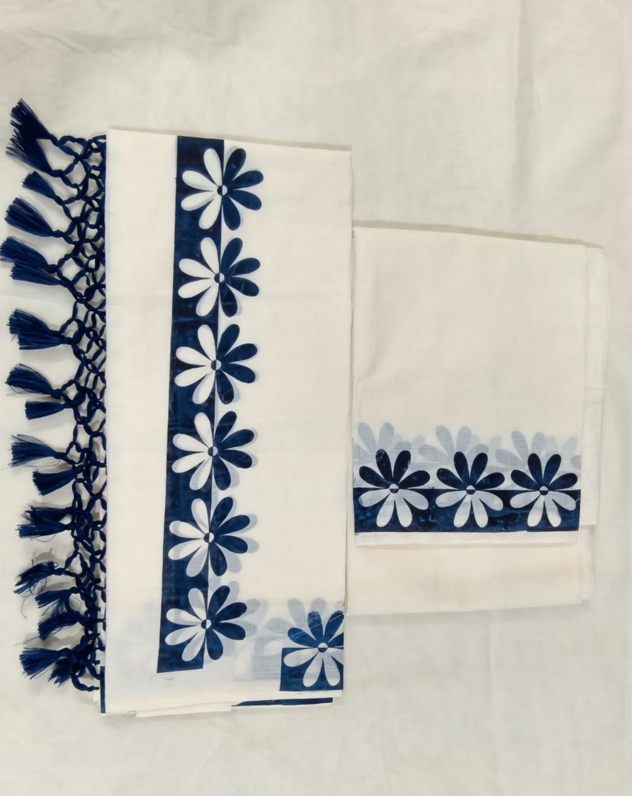 Navy Blue Set mundu