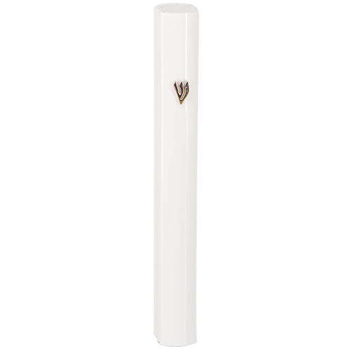 White Mezuzah Case