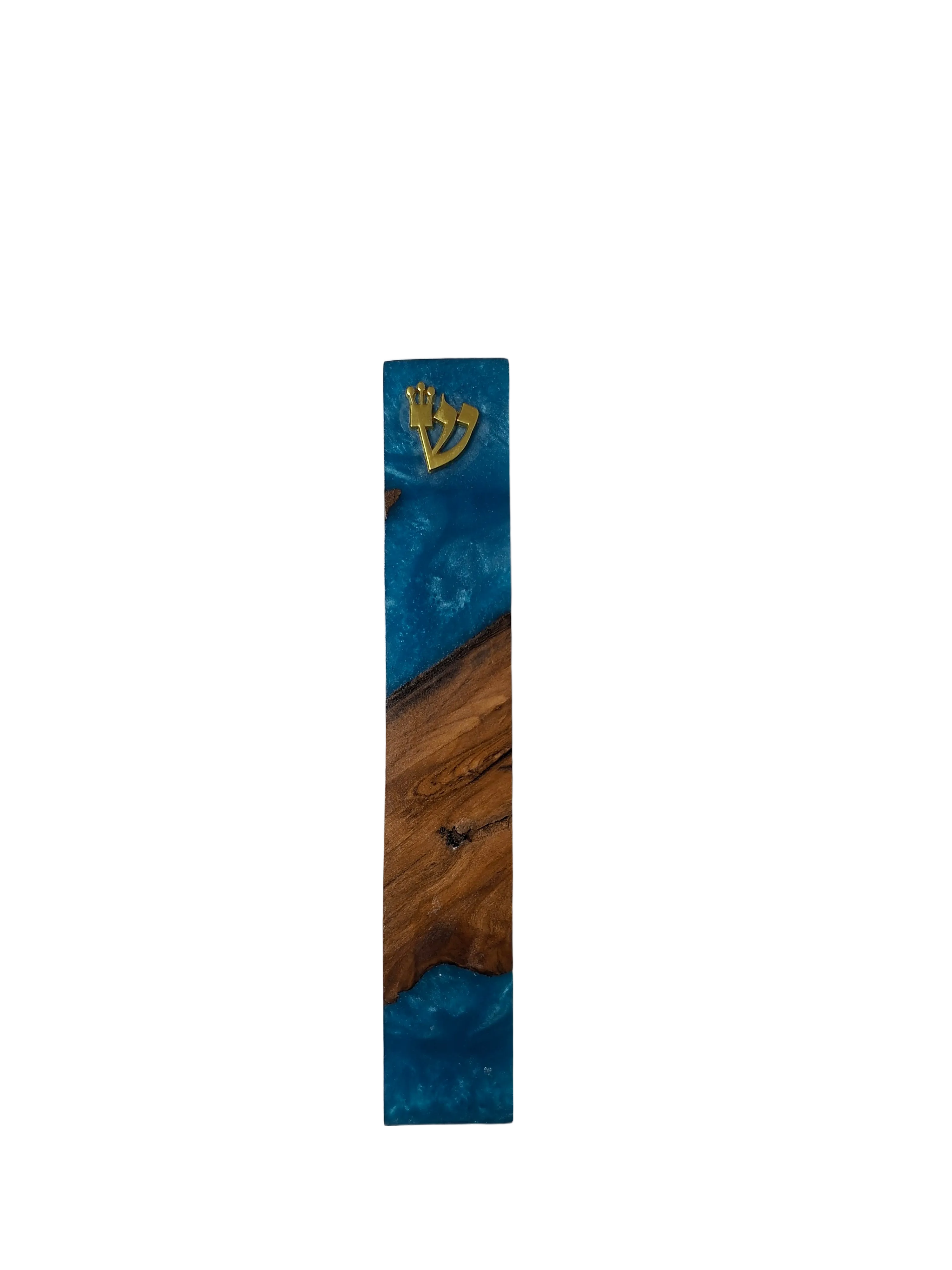 בית מזוזה אפוקסי גוון כחול ים