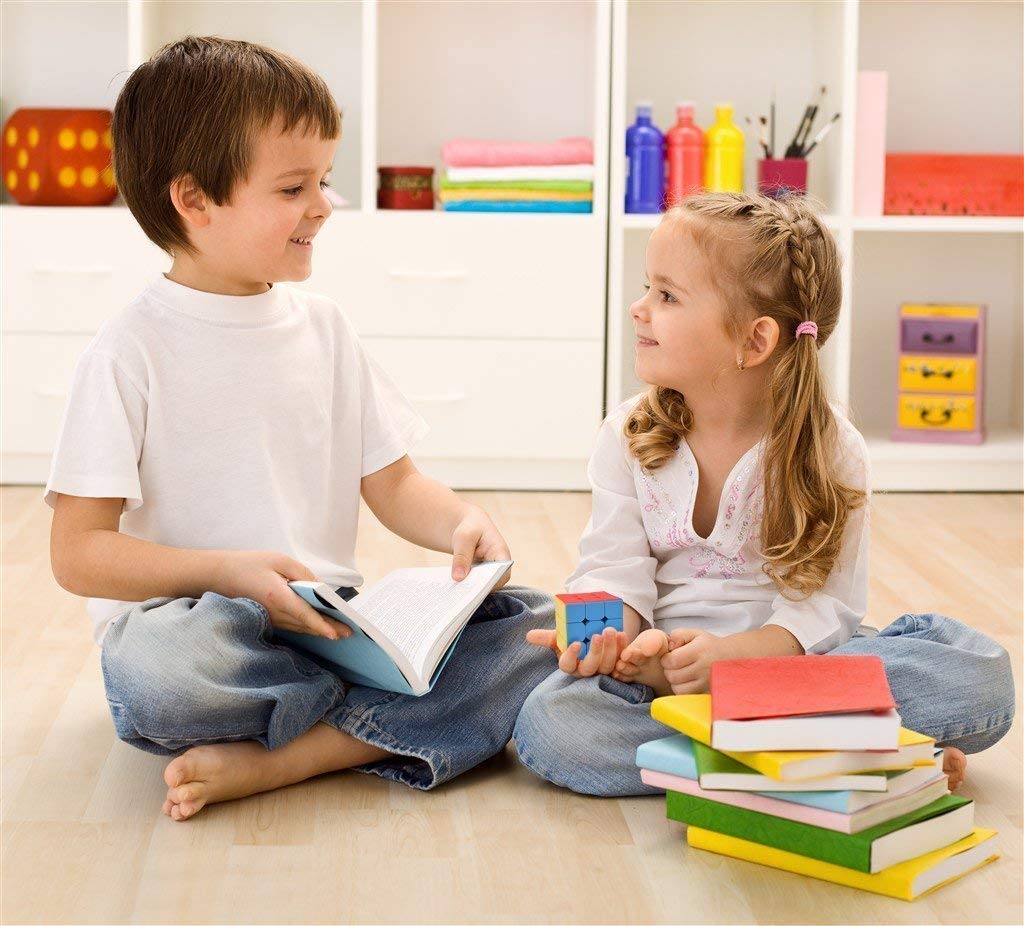 Colour Cube Toy, 3x3 Speed Cube, Stickerless, for Kids, Develops Problem-Solving and Fine Motor Skills | Puzzle Solving Toy | 3 D Puzzle | Brain Teaser Puzzles Pack of 1 