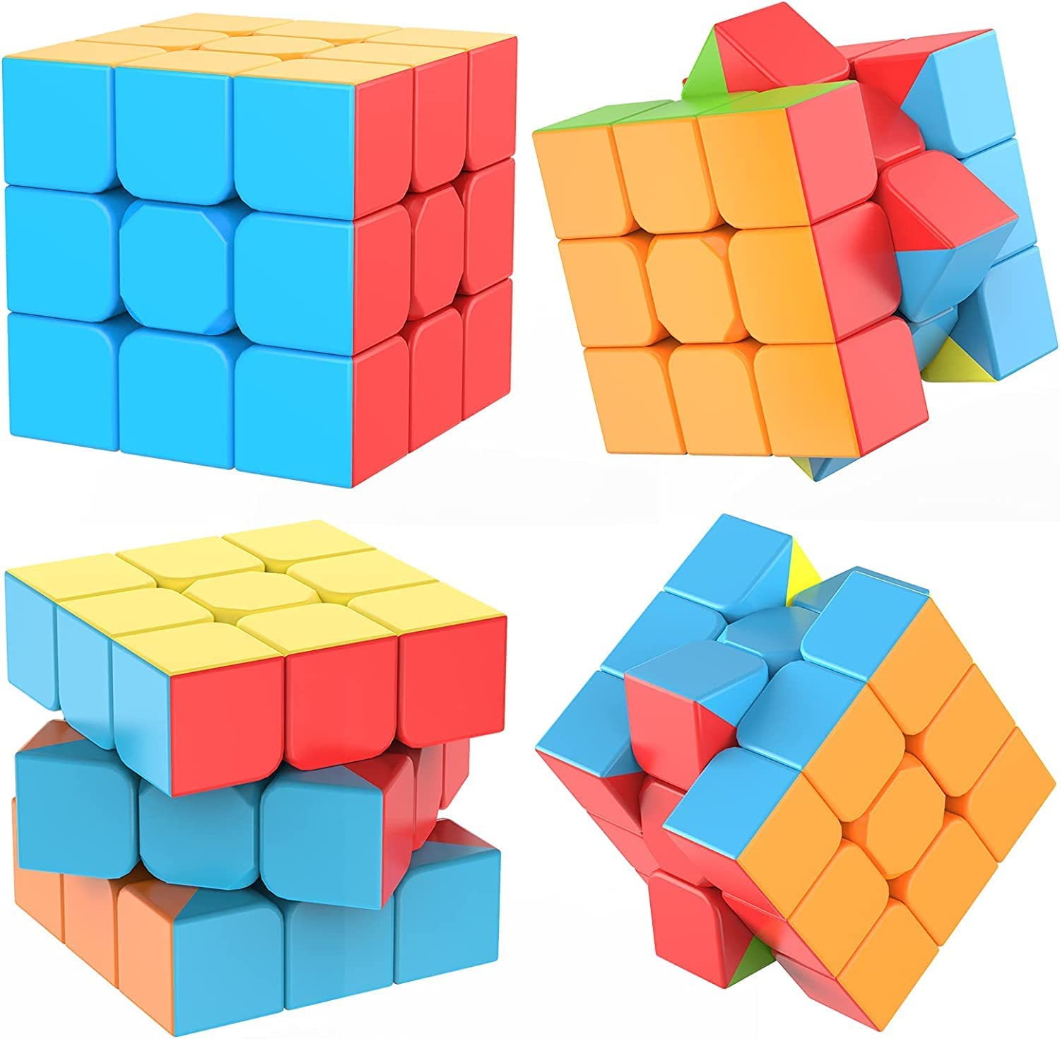 Colour Cube Toy, 3x3 Speed Cube, Stickerless, for Kids, Develops Problem-Solving and Fine Motor Skills | Puzzle Solving Toy | 3 D Puzzle | Brain Teaser Puzzles Pack of 1 