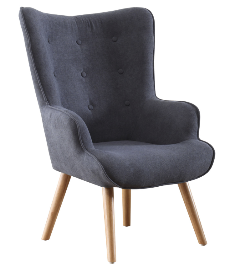 Butaca Voss Gris | Diseño Moderno con Patas Nórdicas