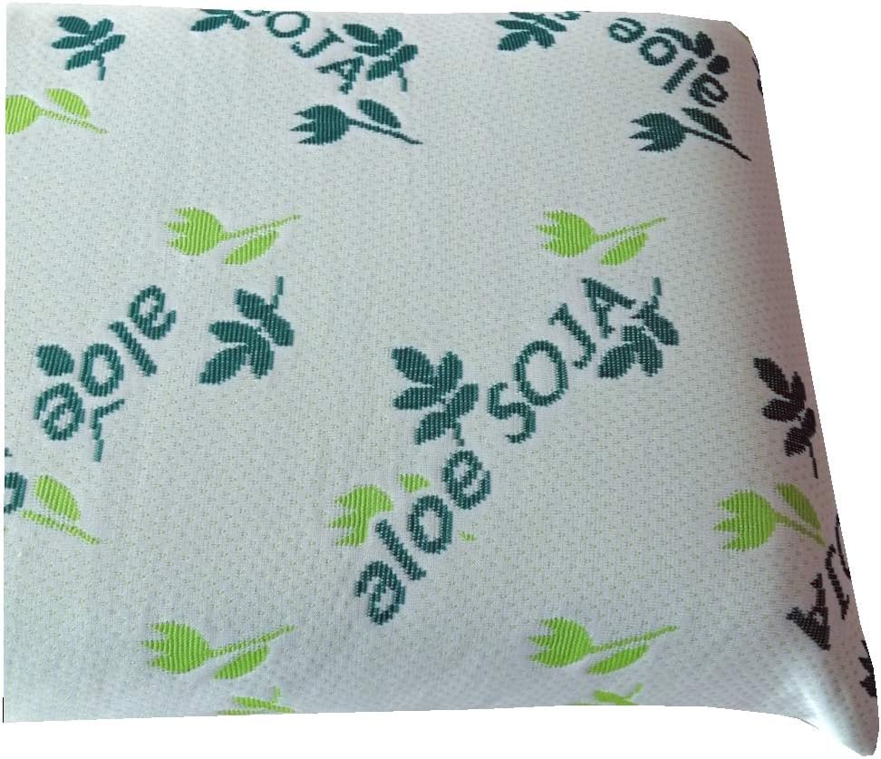 Almohada Viscoelástica Aloe Vera Nature | Alineación Cervical y Descanso Profundo