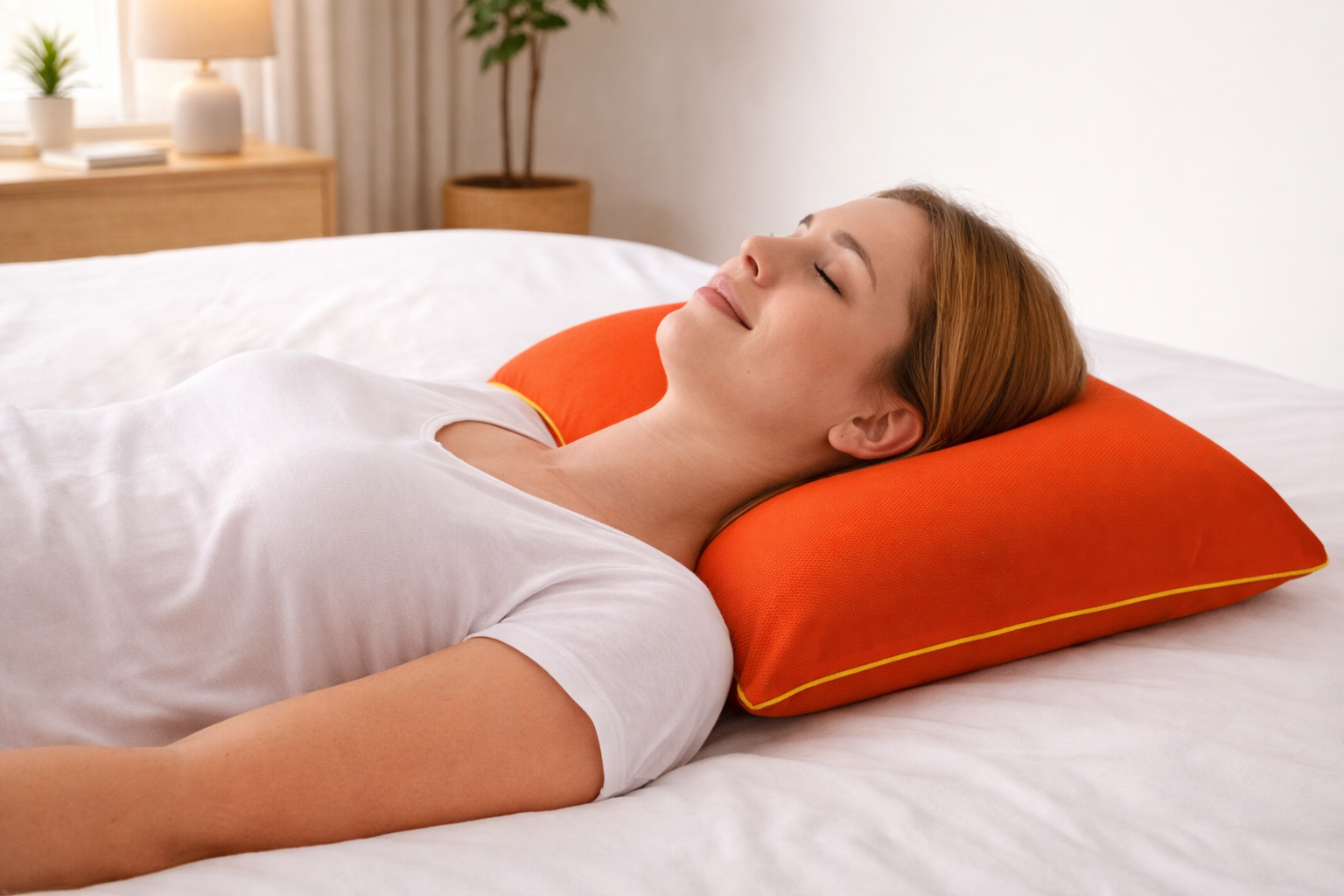 Almohada Viscoelástica  Ergonómica  | Transpirable y Antiestrés