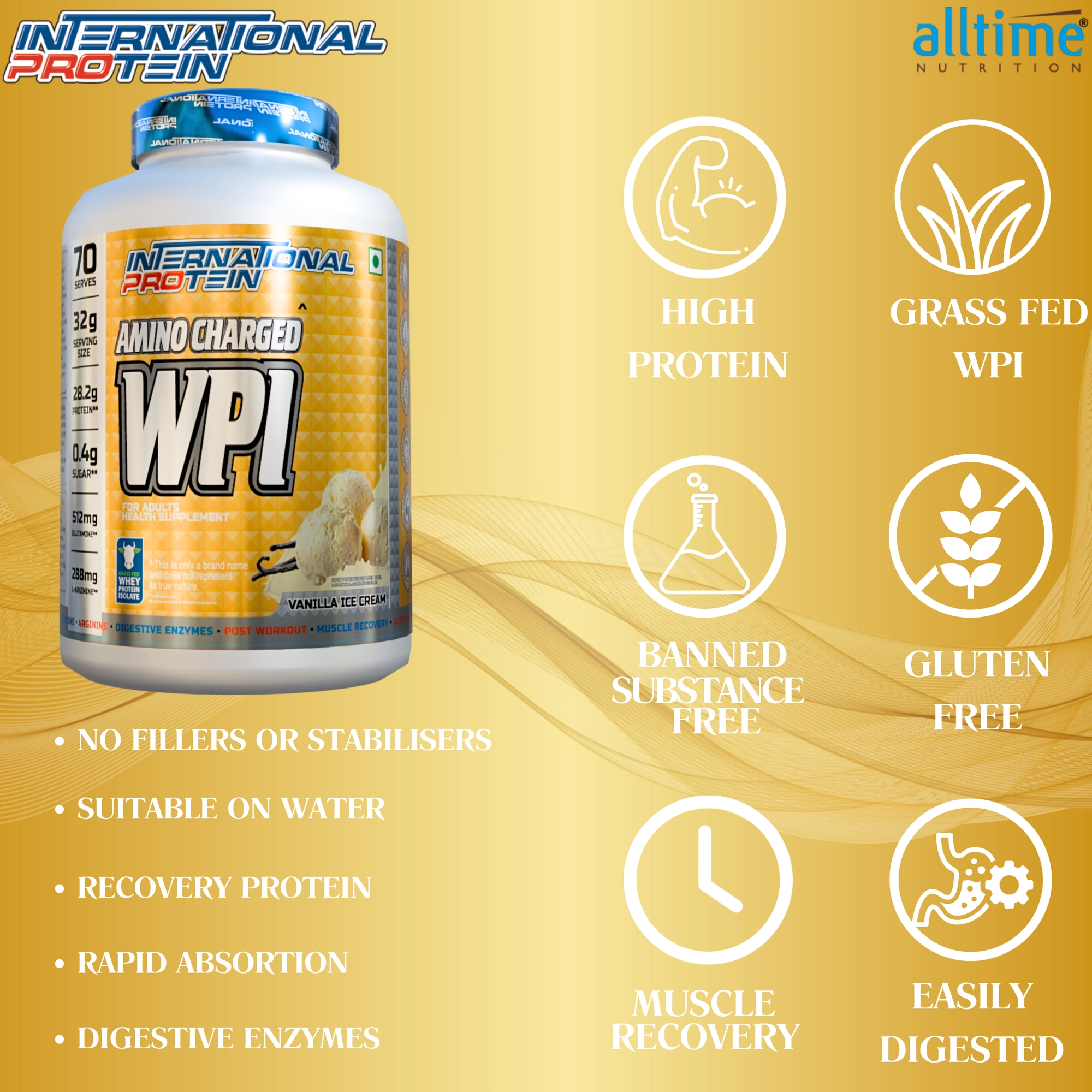 Amino Charged WPI Protein Powder