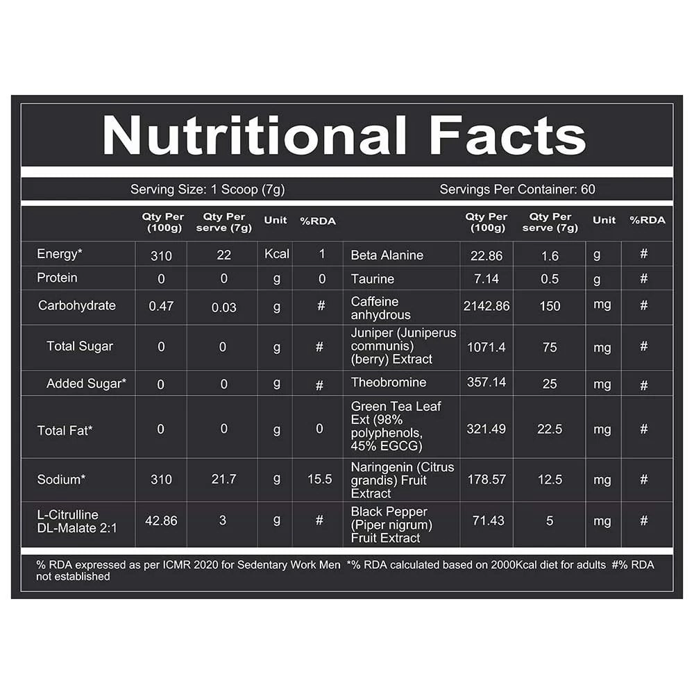 Redcon1 Total War Pre-Workout