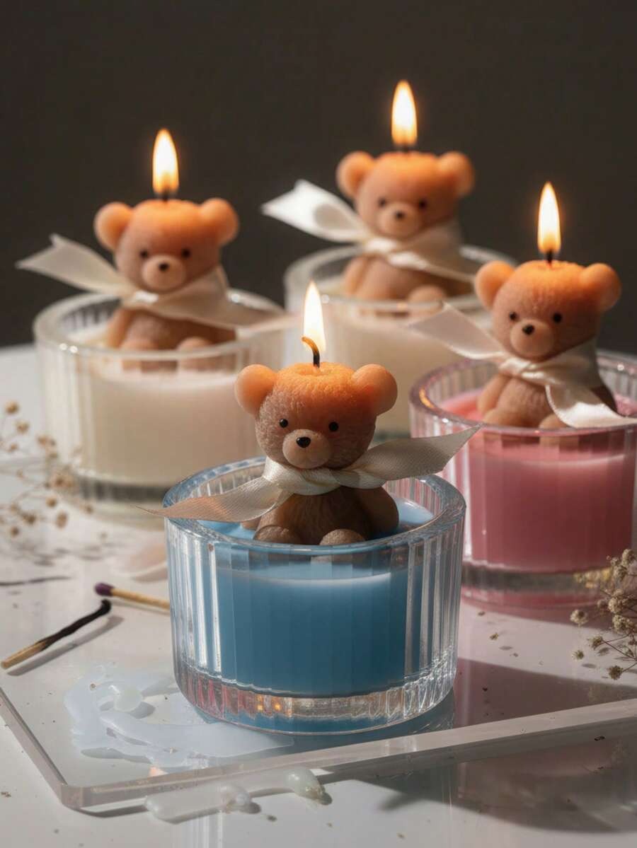 Teddy Bear Scented Candle