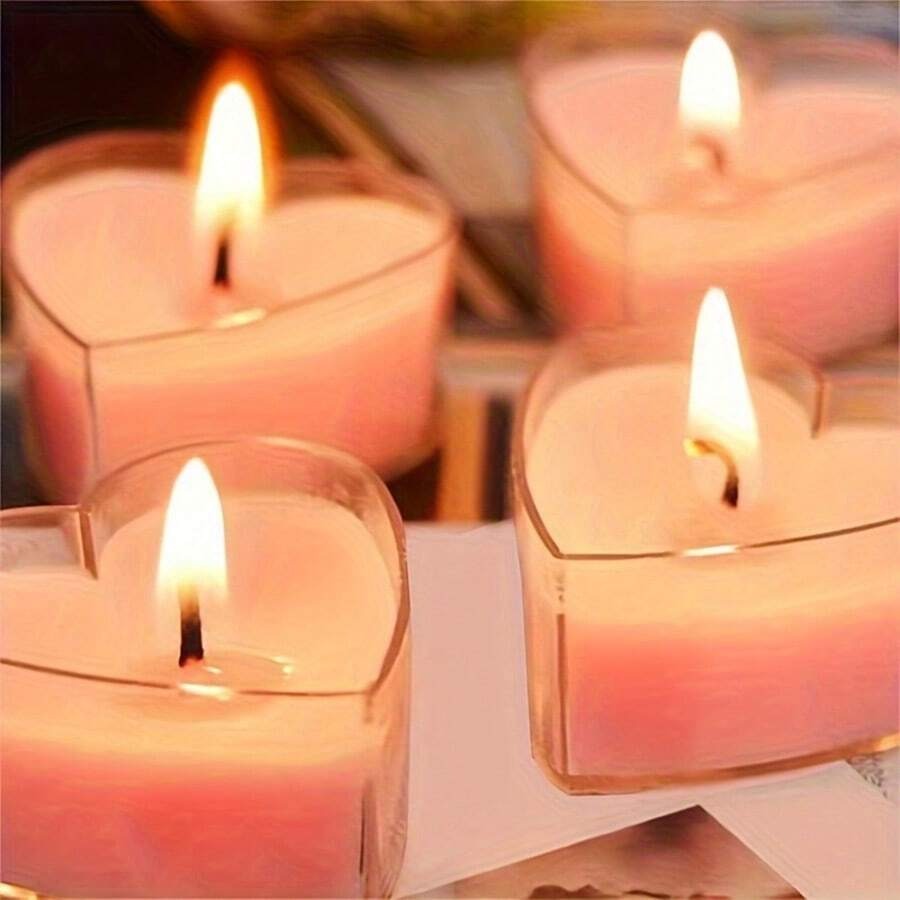 Heart-Shaped Scented Candles