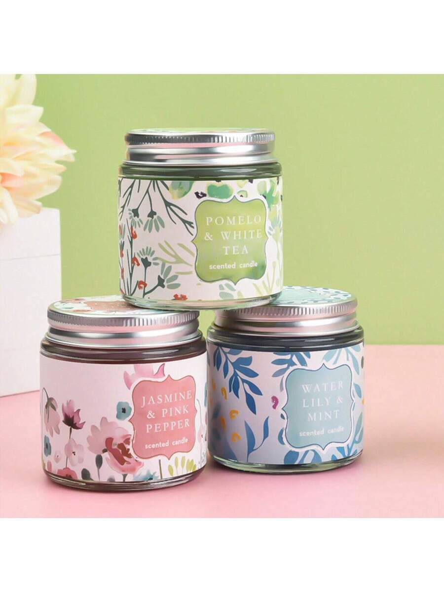 Jasmine & Pink Pepper Scented Candle