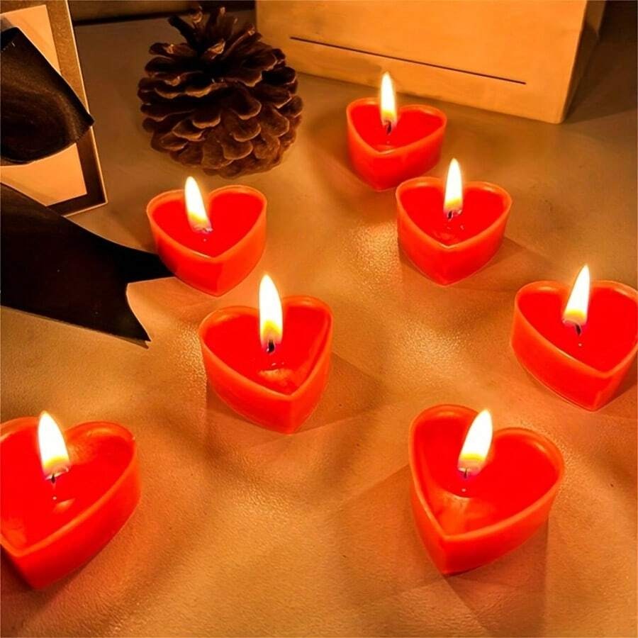 Heart-Shaped Scented Candles