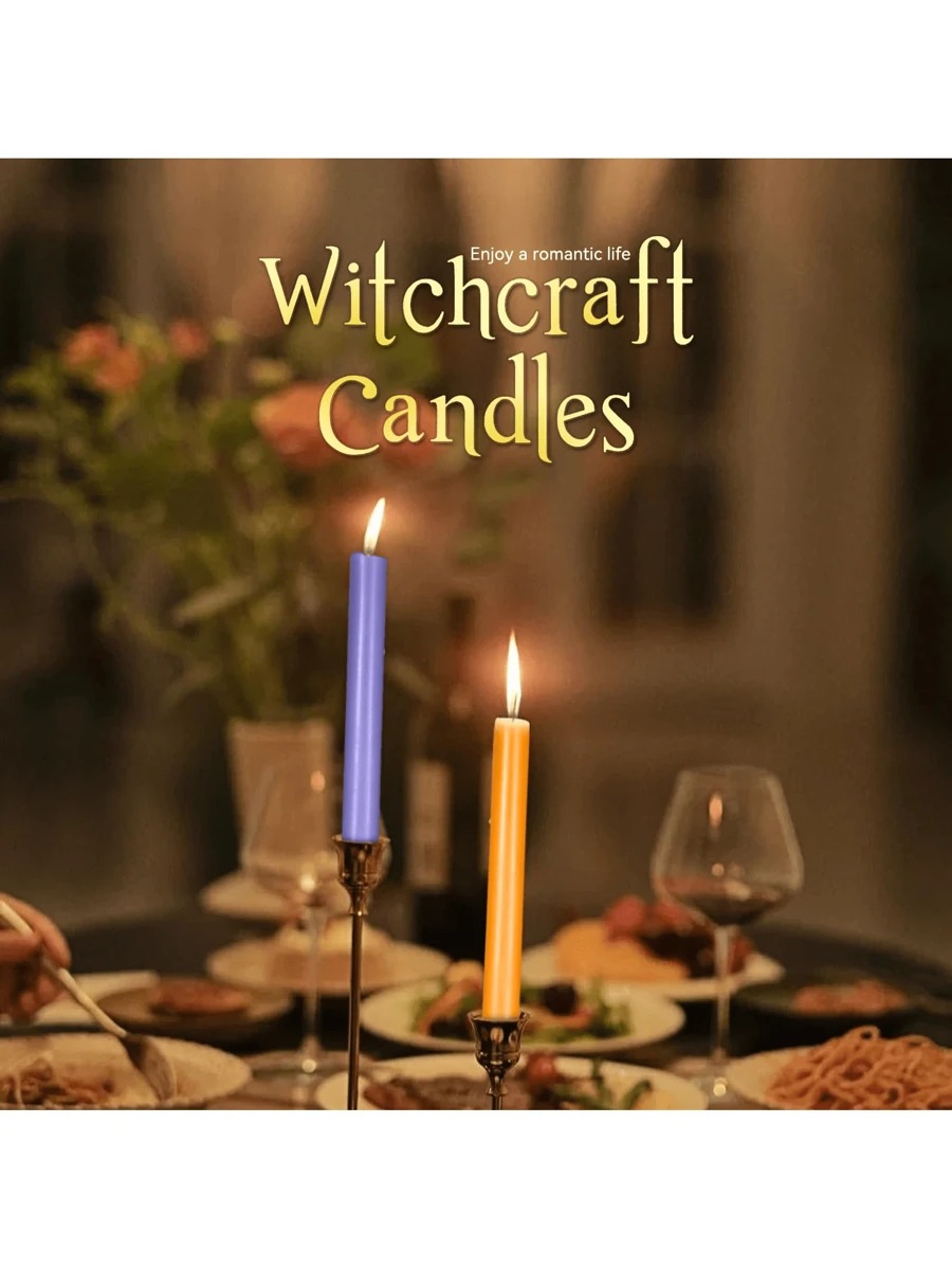 Assorted Color Taper Candles (Set of 10)