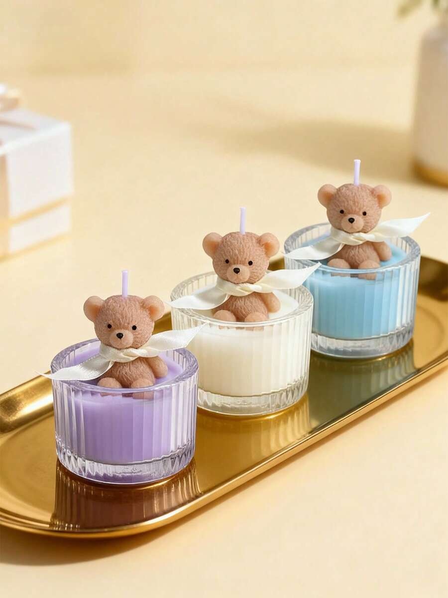 Teddy Bear Scented Candle