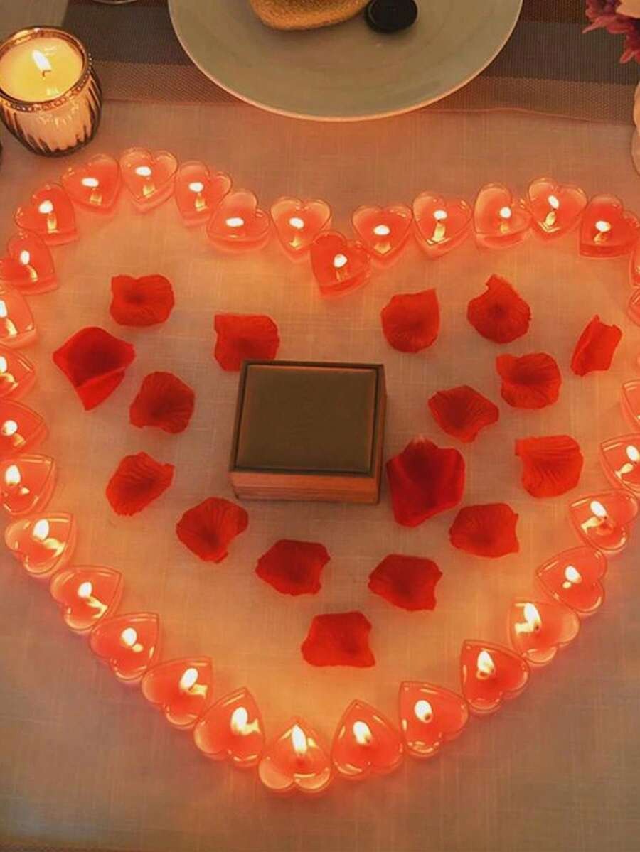Heart-Shaped Scented Candles