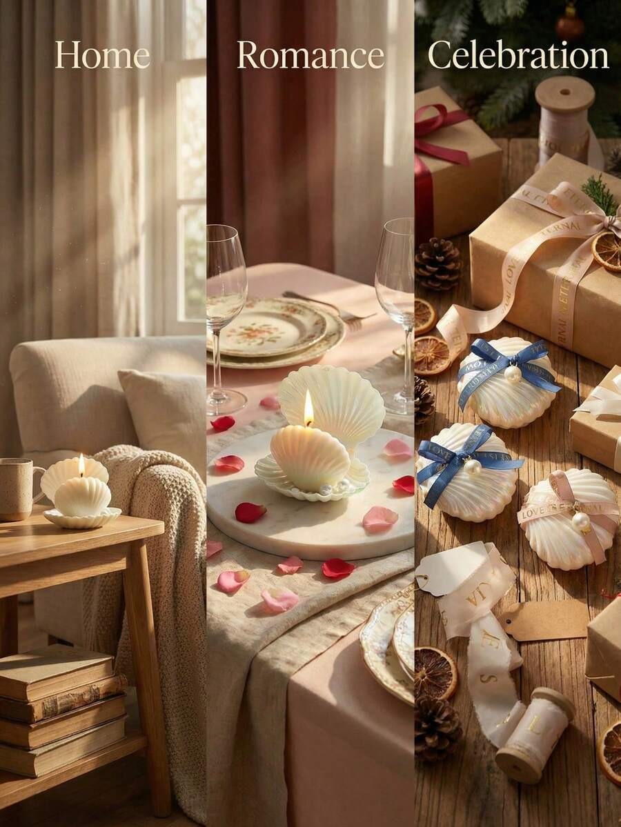 Elegant Shell Jewelry Box