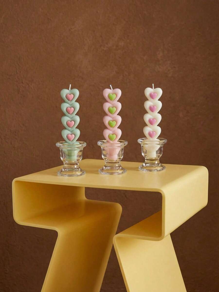 Heart Shape Decorative Candles