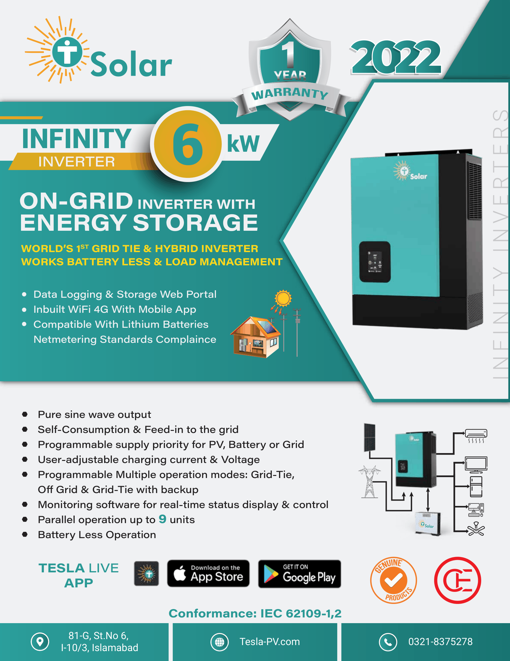 Infinity 6kW Solar Inverter