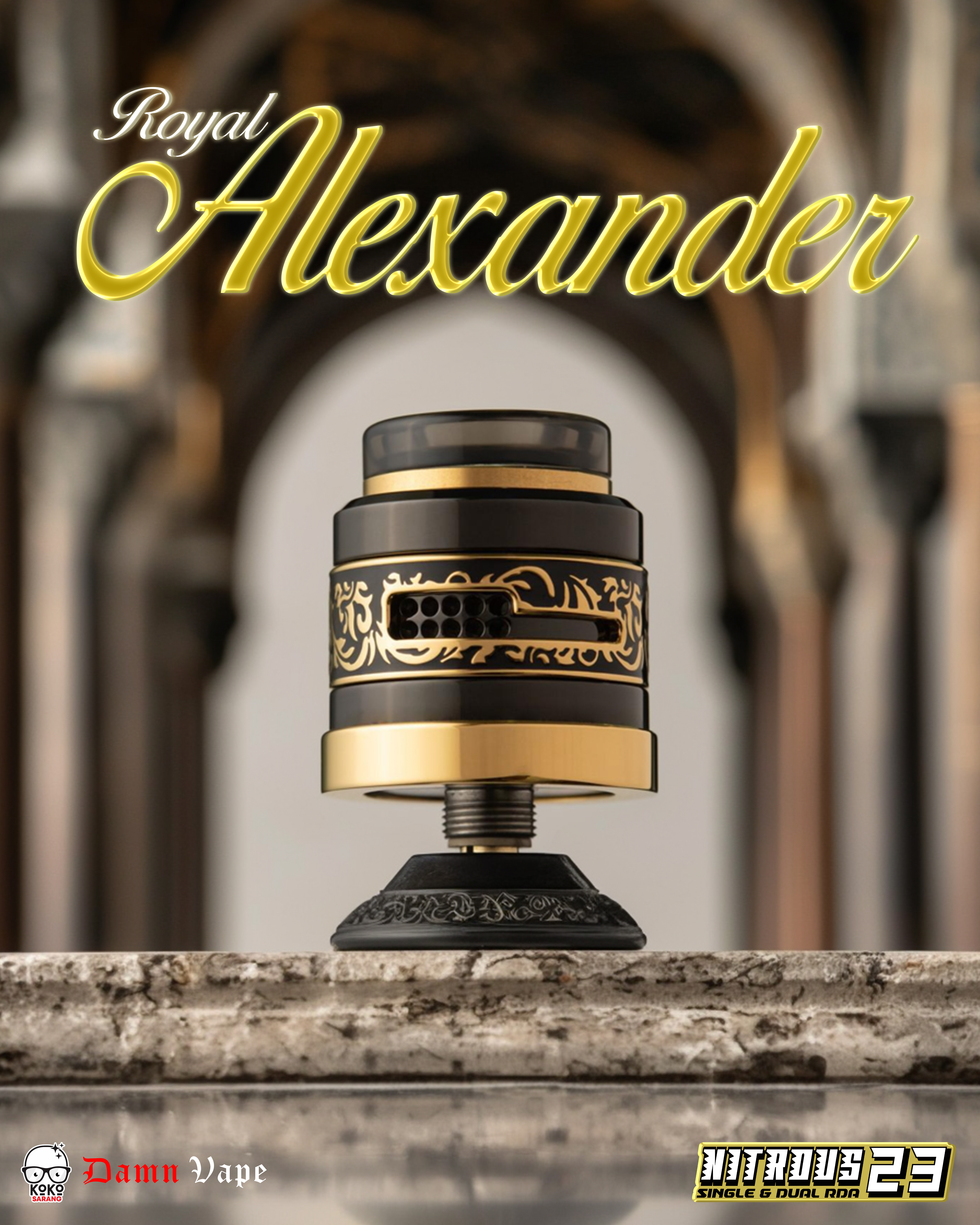 NITROUS RDA 23MM ROYAL EDITION – ALEXANDER