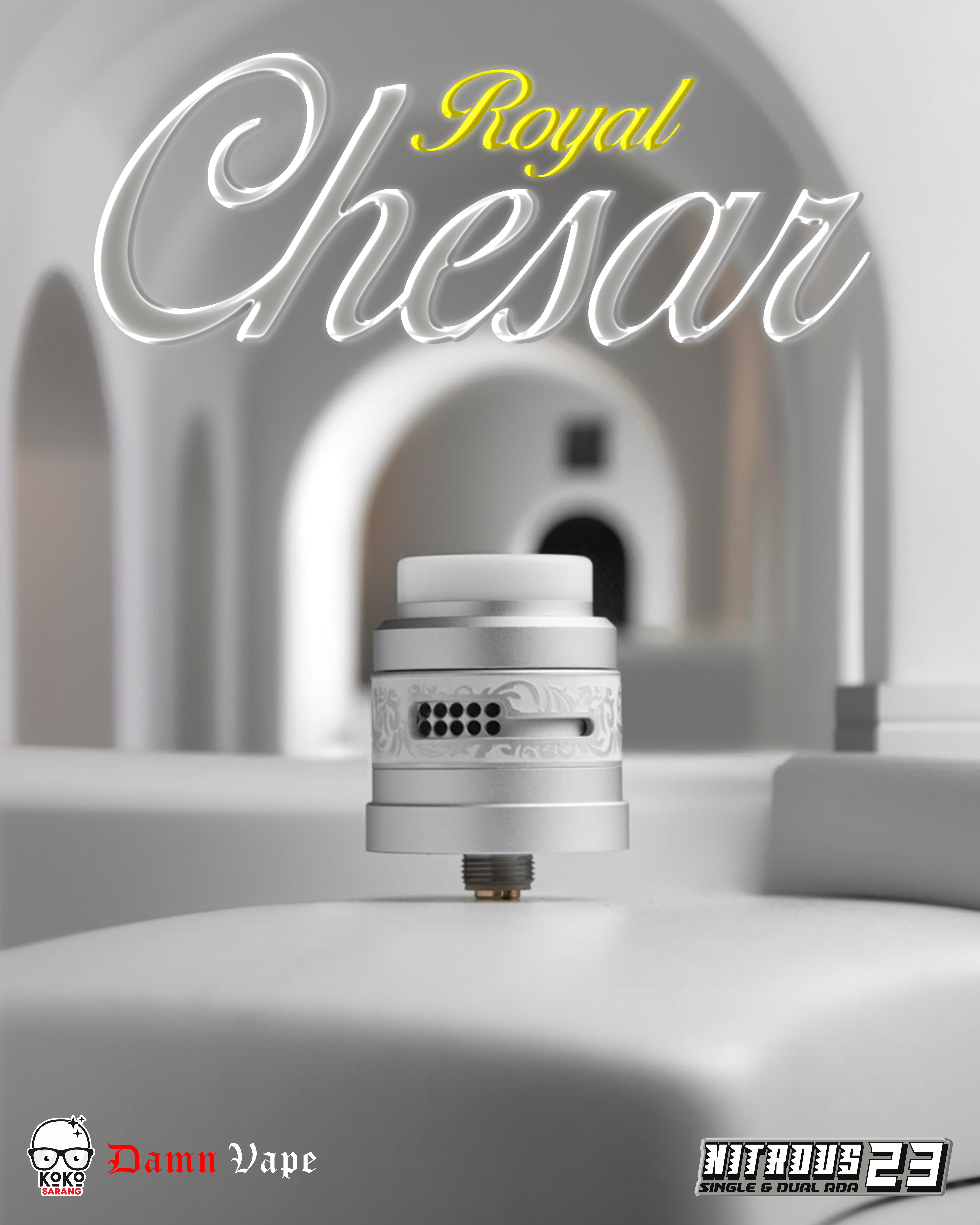 NITROUS RDA 23MM ROYAL EDITION – CEASAR