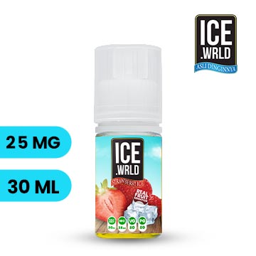 ICE WRLD SALT NIC 30ML STRAWBERRY ICE