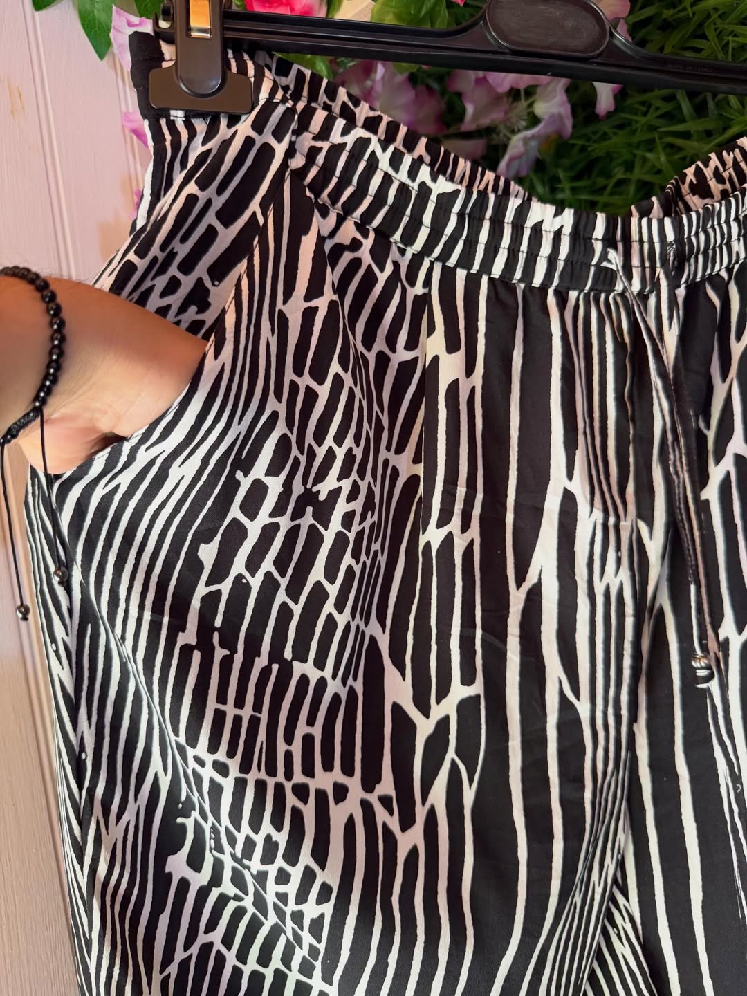 Pantalón Animal Print ONLY - Estampado Cebra B&W