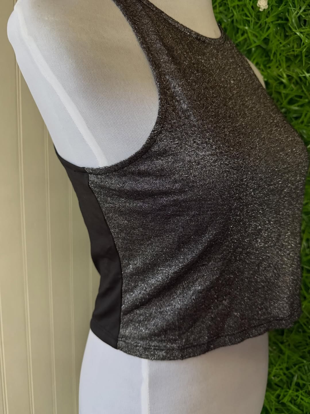Crop Top Glitter Racerback - Divided by H&M