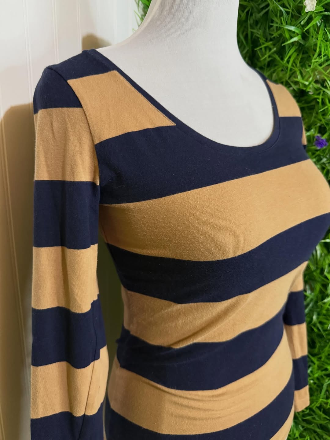 Polera H&M Slim Fit de Rayas - Estilo Preppy