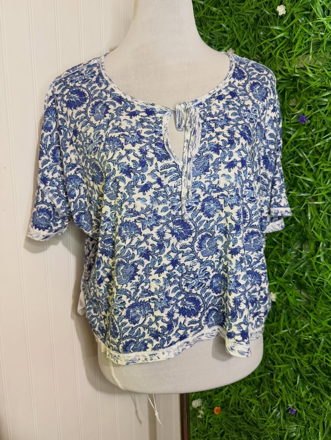 Blusa Lucky Brand Floral - Estilo Boho-Chic
