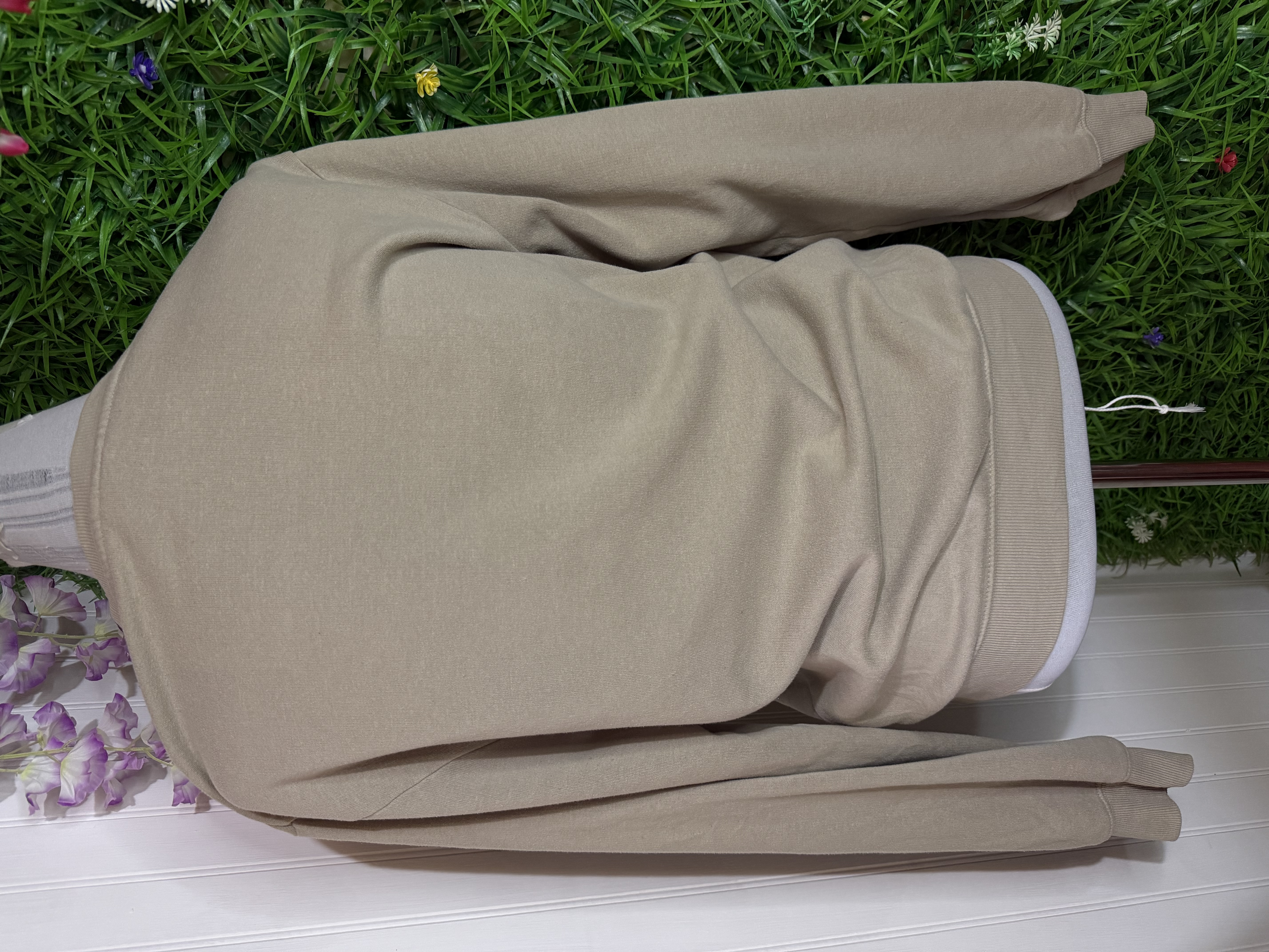 Polerón H&M Relaxed Fit - Beige Arena