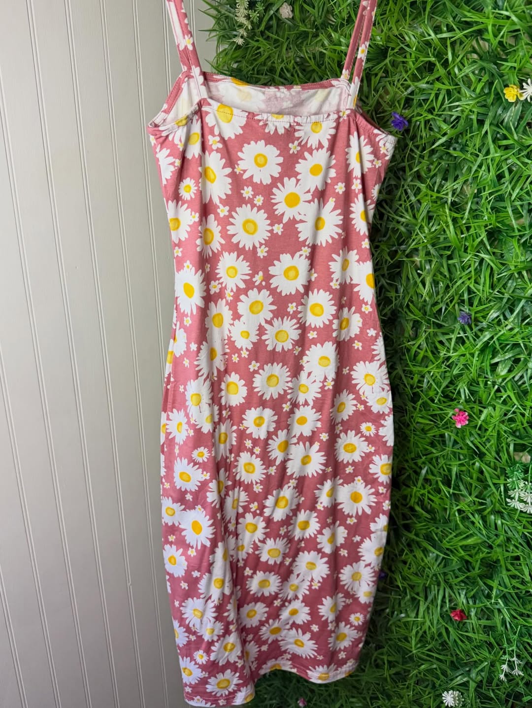 Vestido Rue21 Estampado Margaritas - Rosa