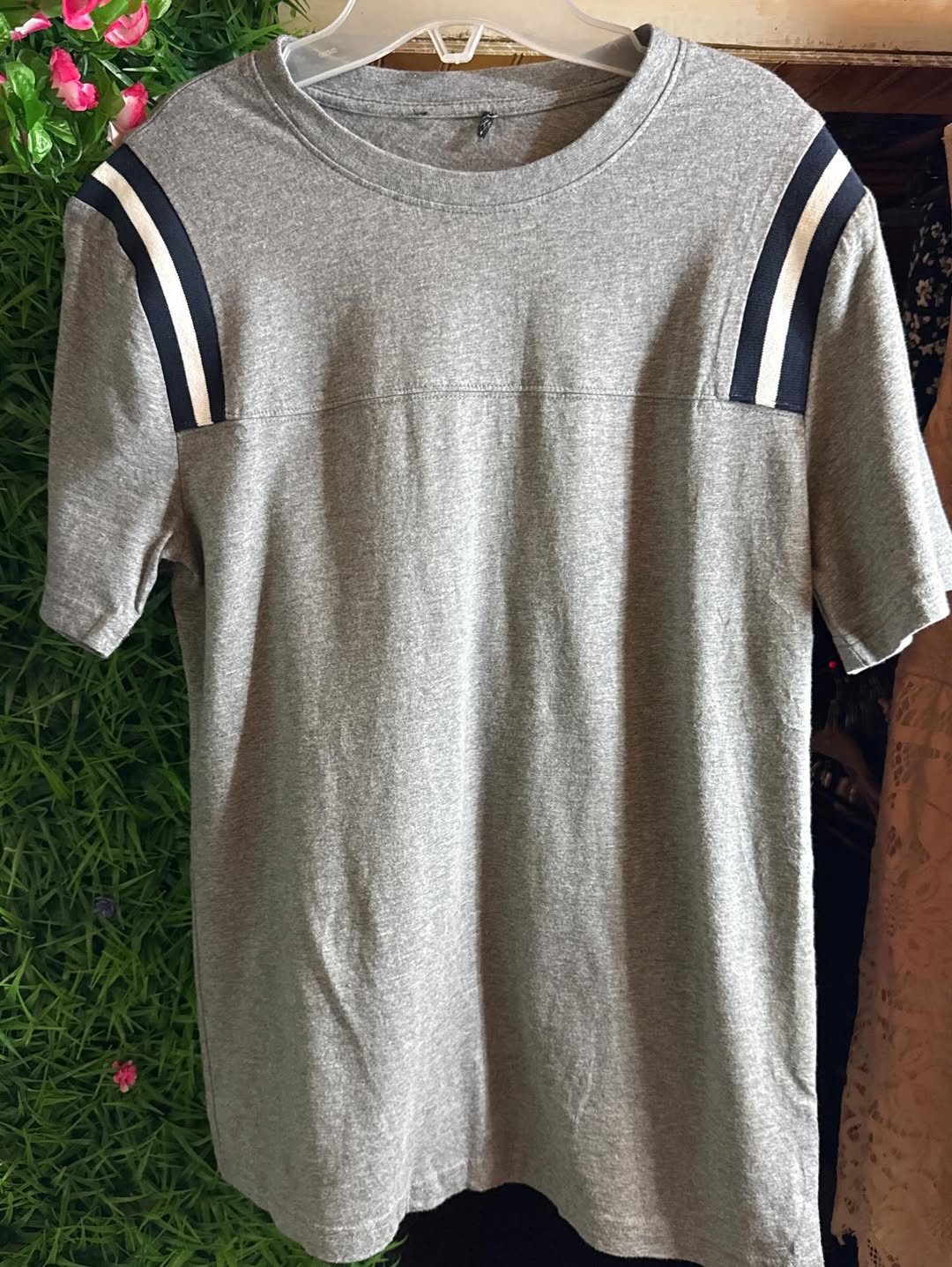 Polera Hombre Gris Vintage Football