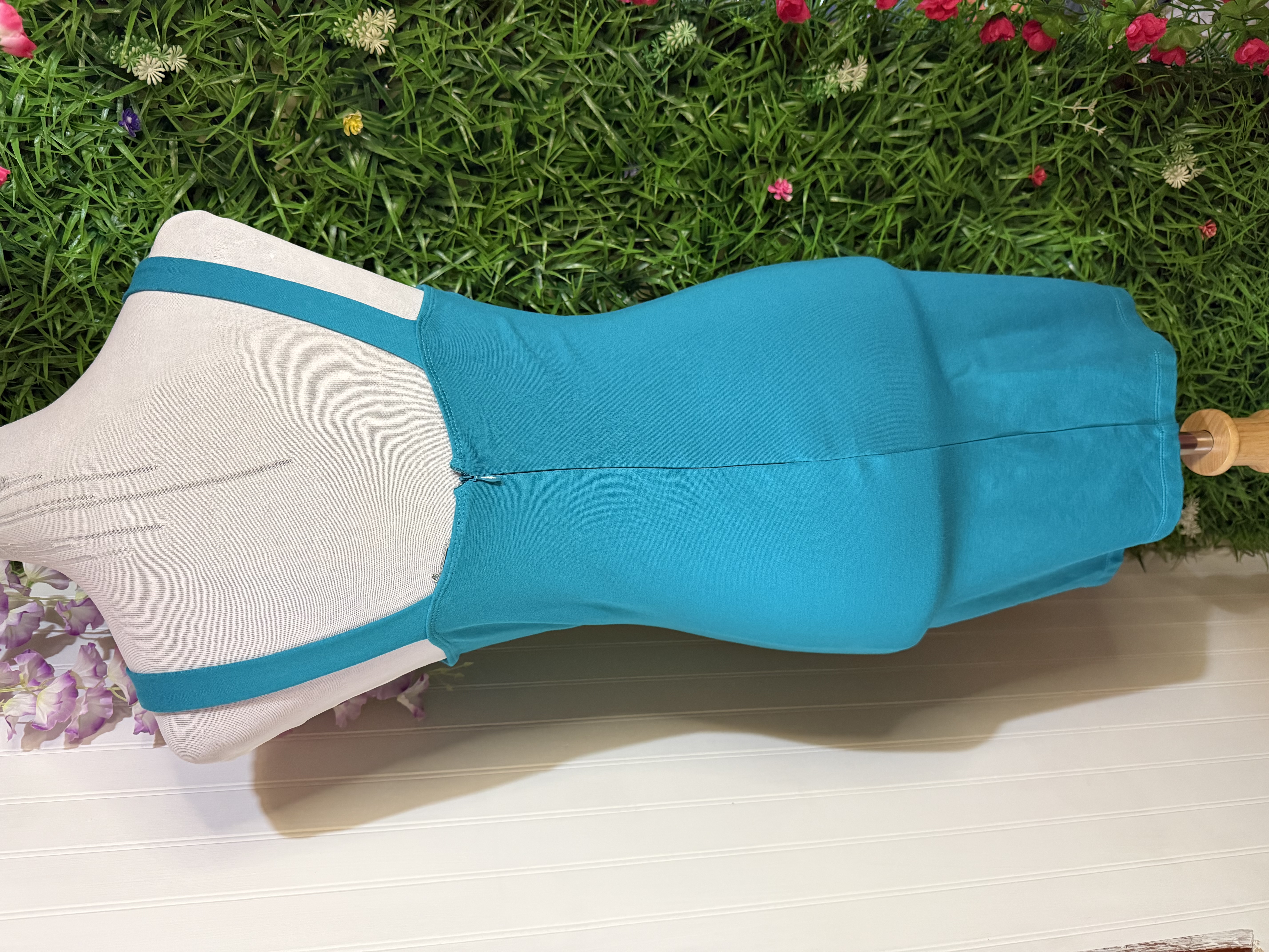 Vestido Midi Ajustado Forever 21 - Turquesa