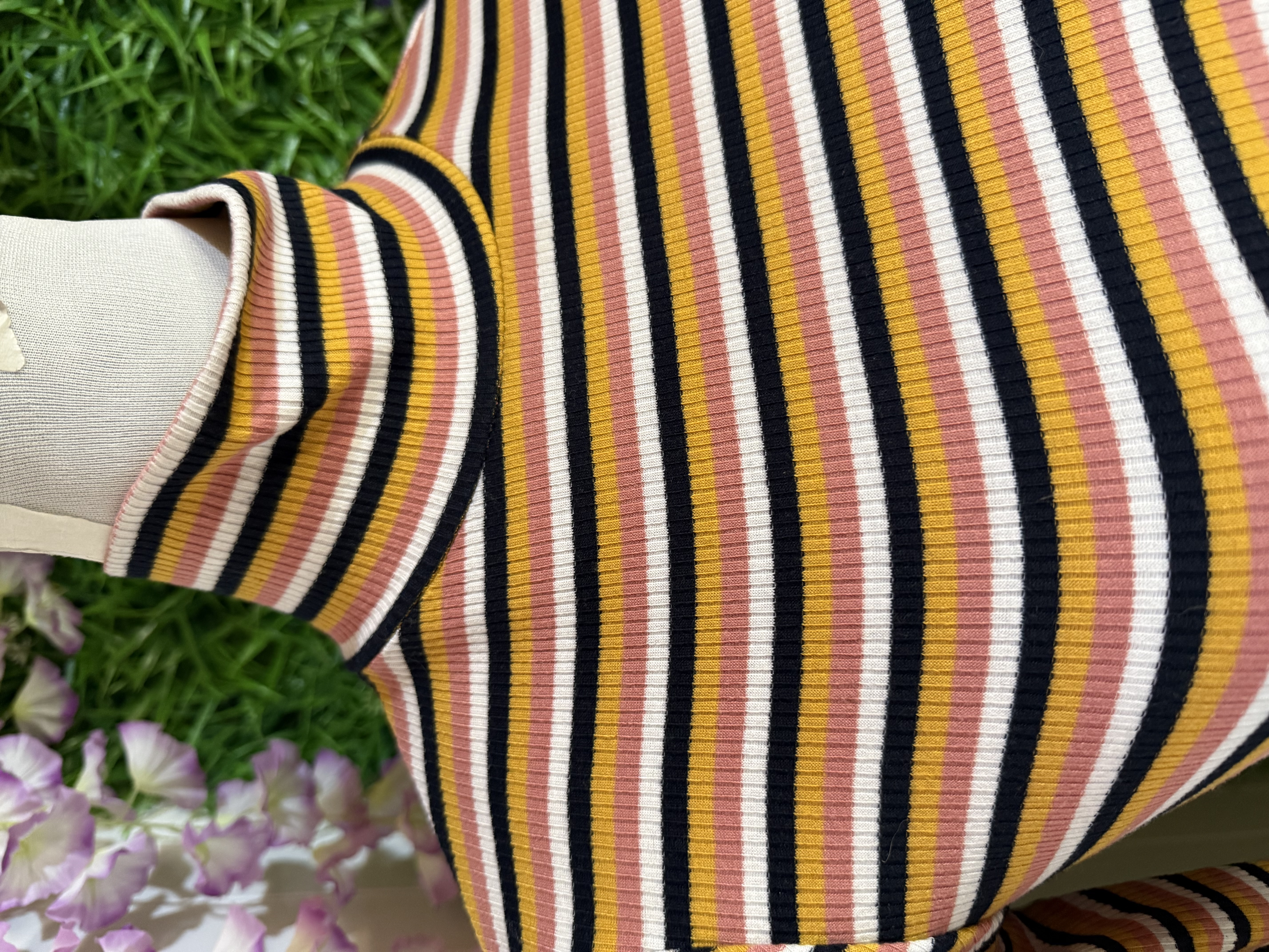 Top Crop de Rayas Retro - H&M Divided