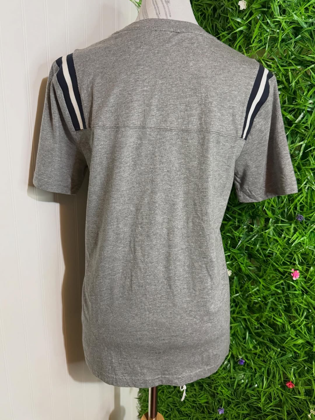 Polera Hombre Gris Vintage Football