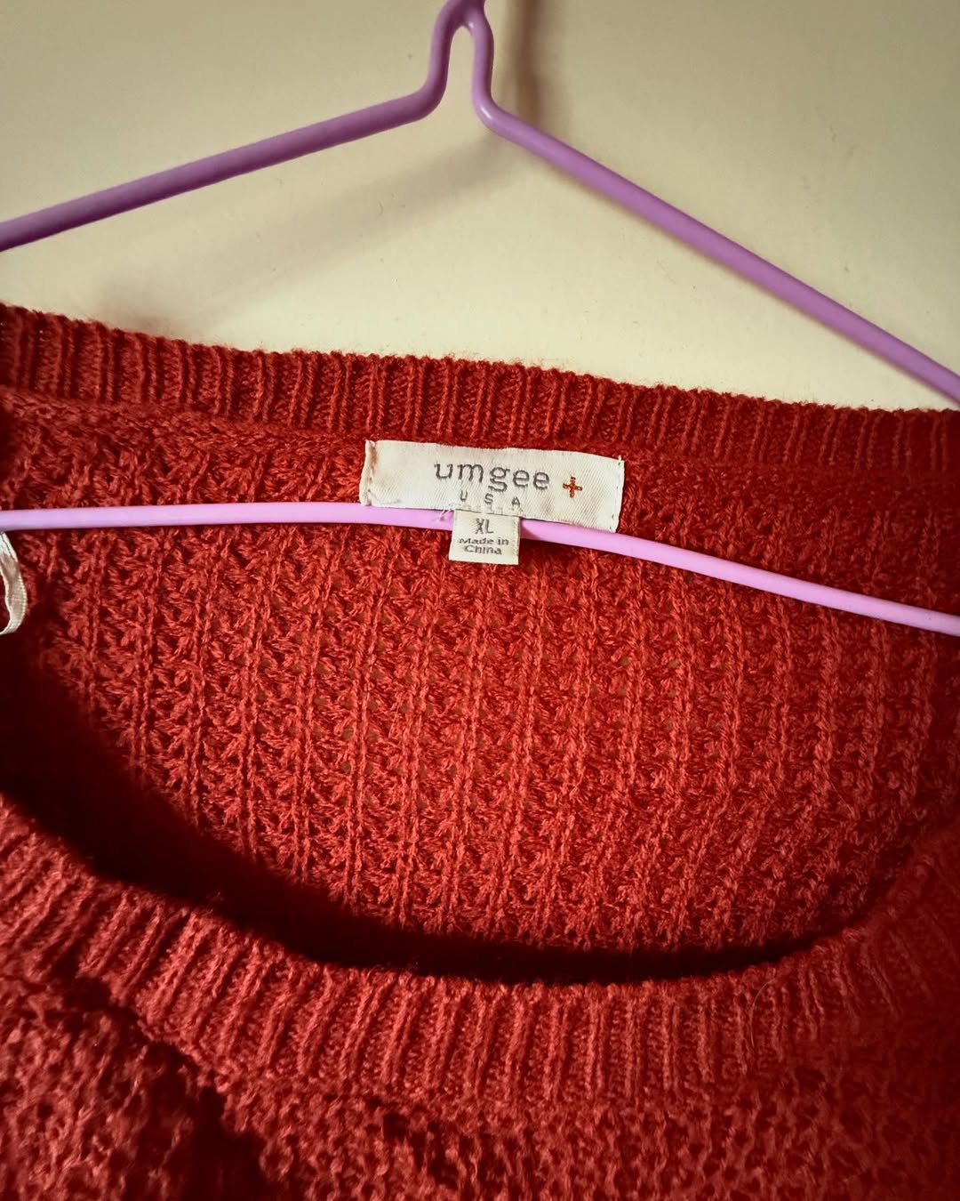 Sweater Boho Umgee USA - Rayas Terracota