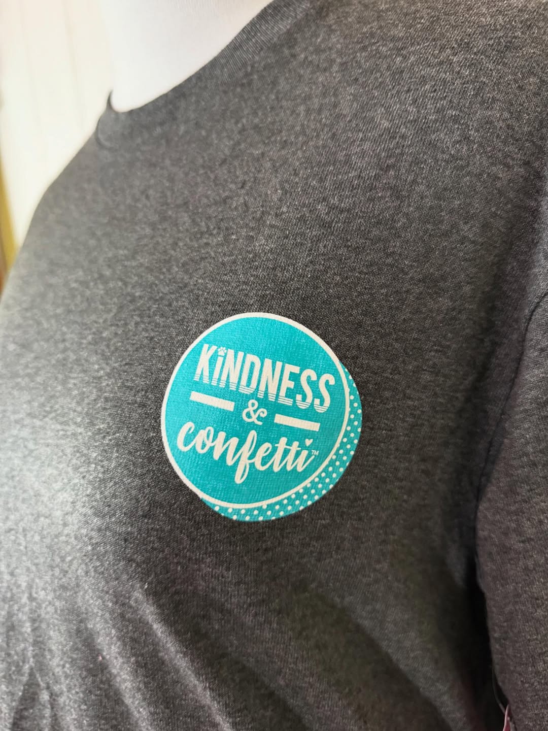 Polera Manga Larga  – Gris Jaspeado