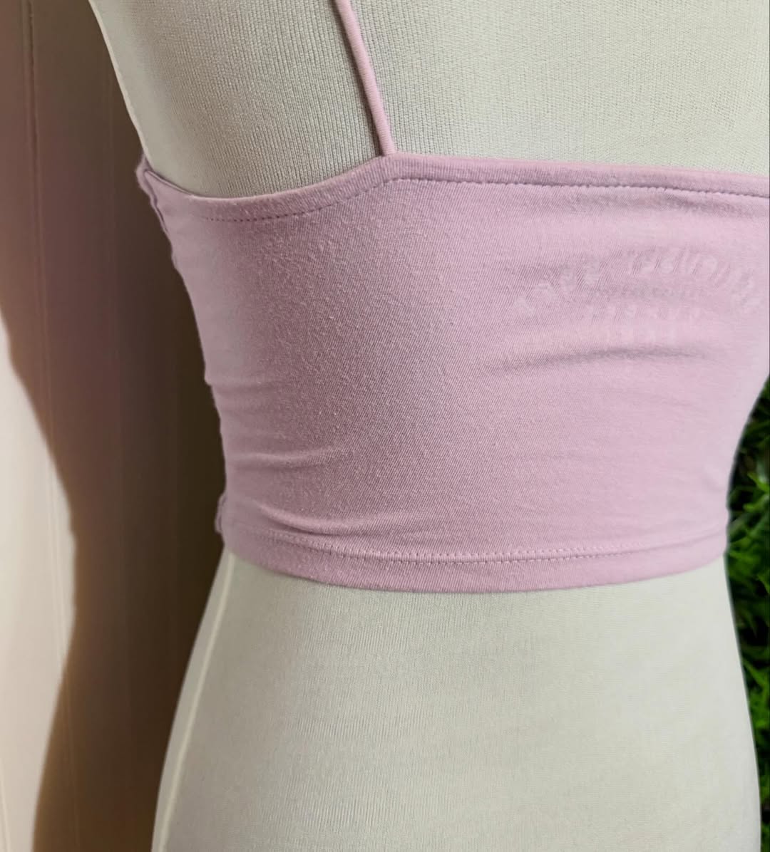 Crop Top Aeropostale Rosa Pastel - Bungee Cami