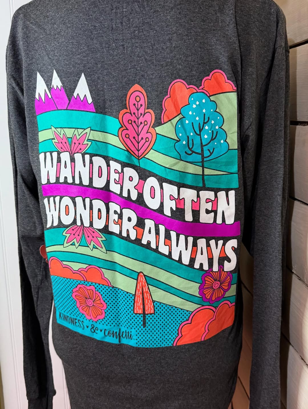 Polera Manga Larga  – Gris Jaspeado