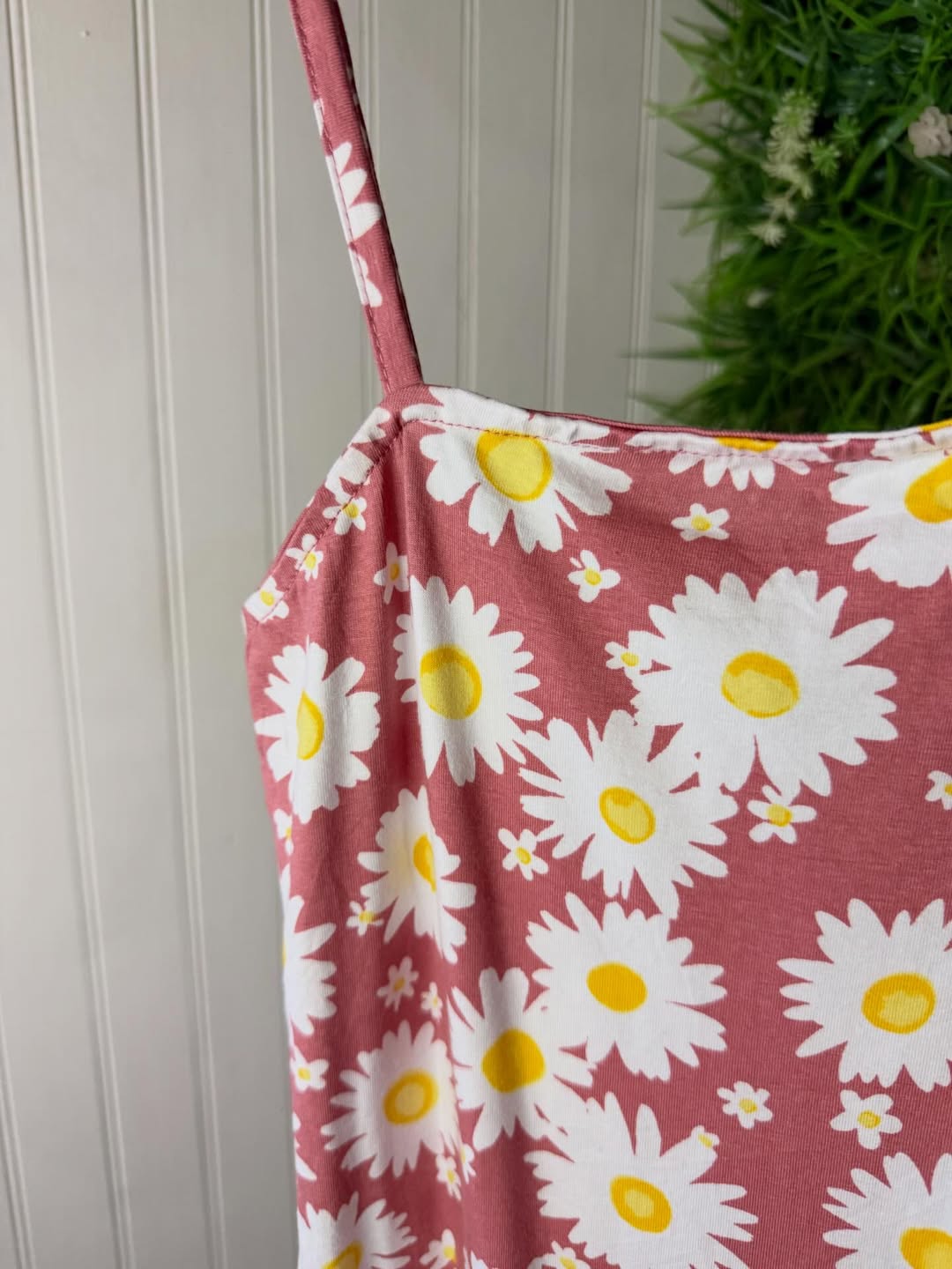 Vestido Rue21 Estampado Margaritas - Rosa