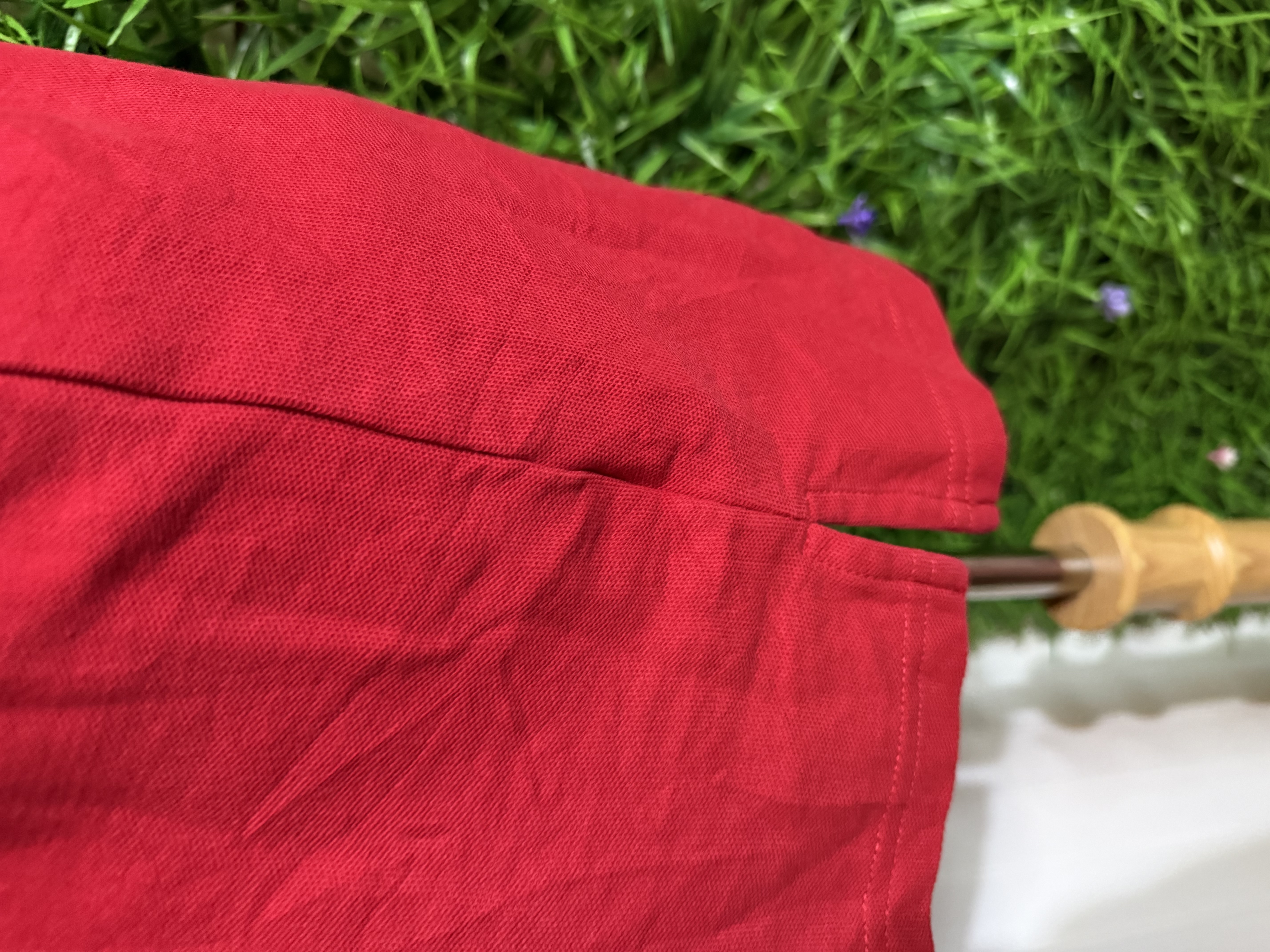 Polera Tipo Polo Wonder Nation - Rojo Vibrante