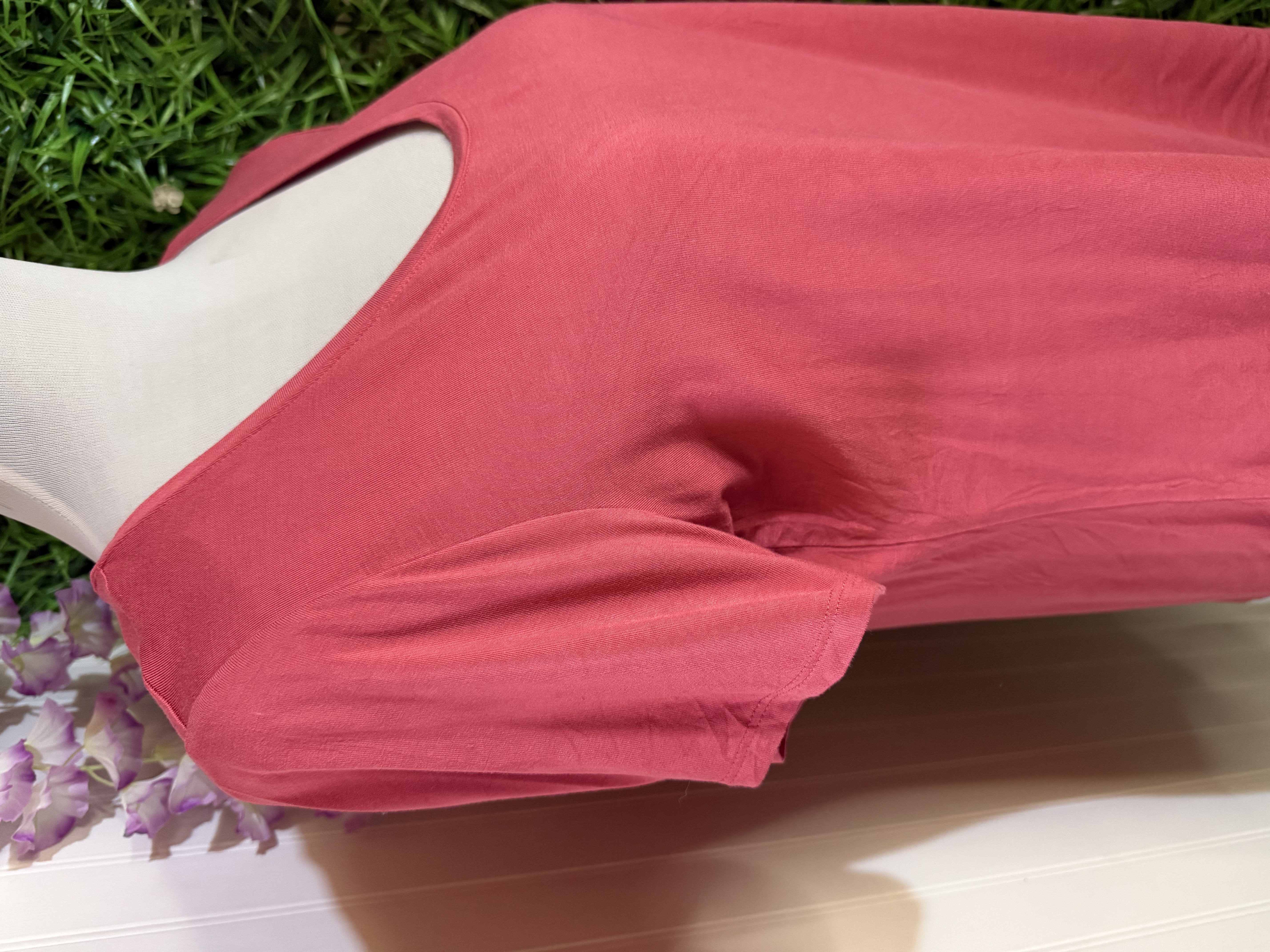 Polera Denver Hayes Cuello U - Color Terracota