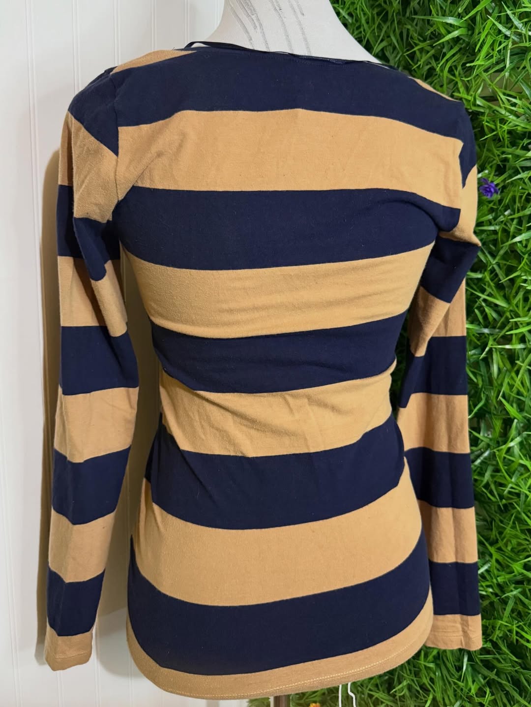 Polera H&M Slim Fit de Rayas - Estilo Preppy