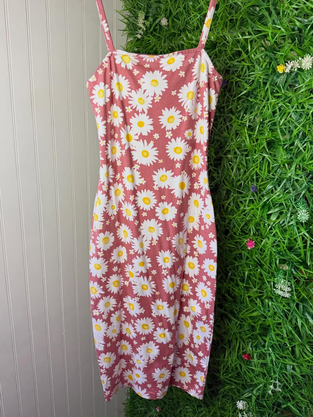 Vestido Rue21 Estampado Margaritas - Rosa