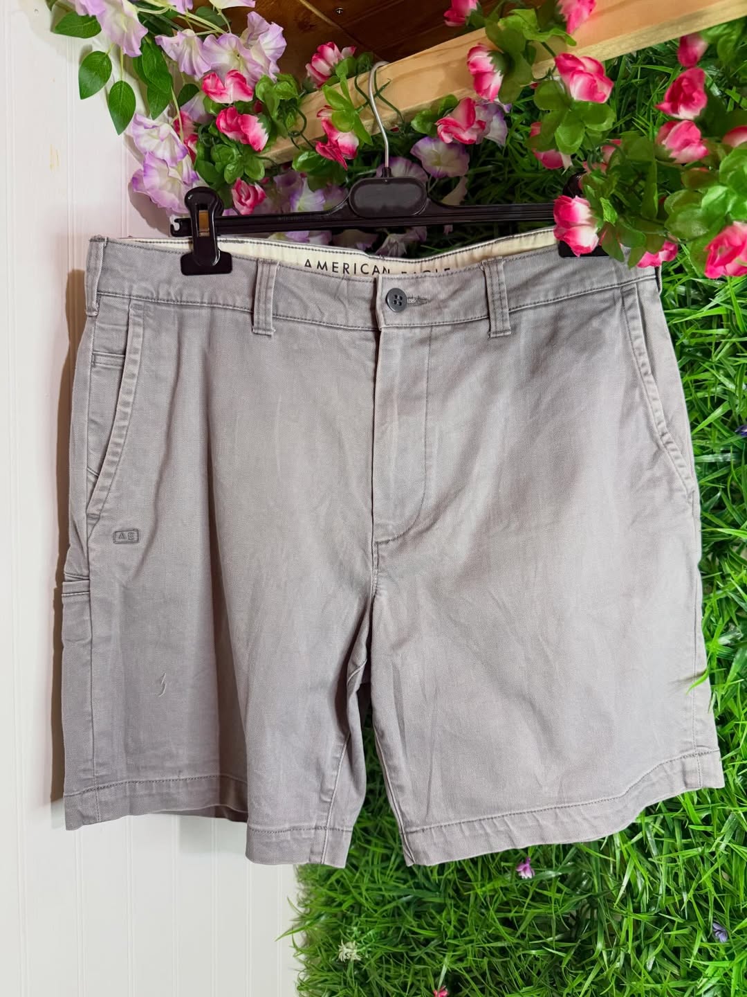 Short Casual American Eagle – Gris Topo