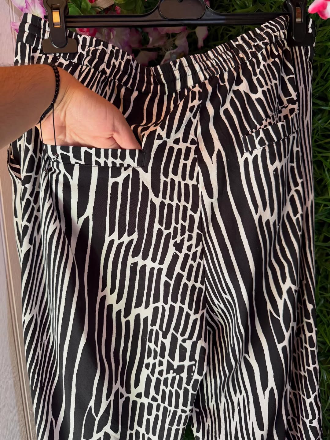 Pantalón Animal Print ONLY - Estampado Cebra B&W