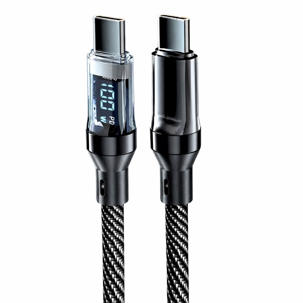 USB-C Fast Charging Cable with Power Display 100pcs wholesale price