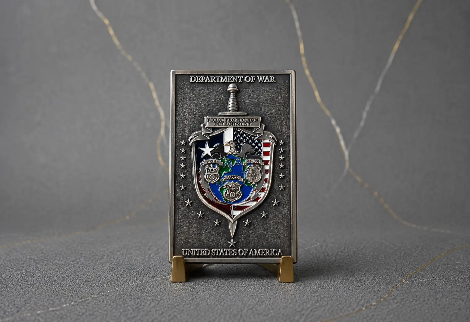 Moneda Conmemorativa Department of War – U.S. Embassy Santiago