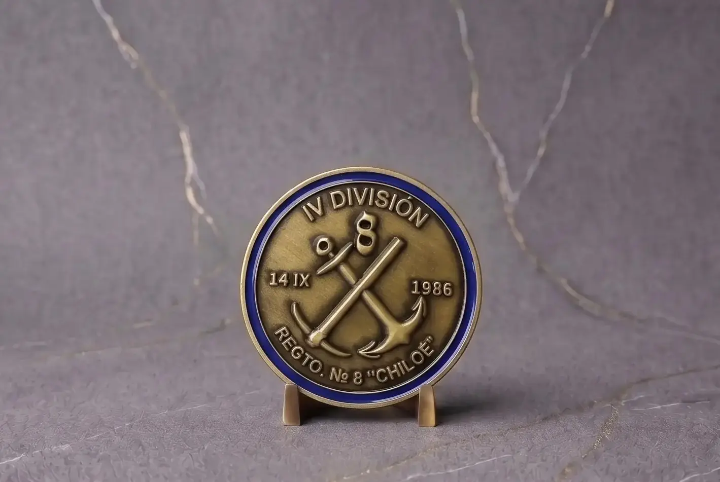Personalized coin, Regiment No. 8 "Chiloé" – Sappers of Trapananda