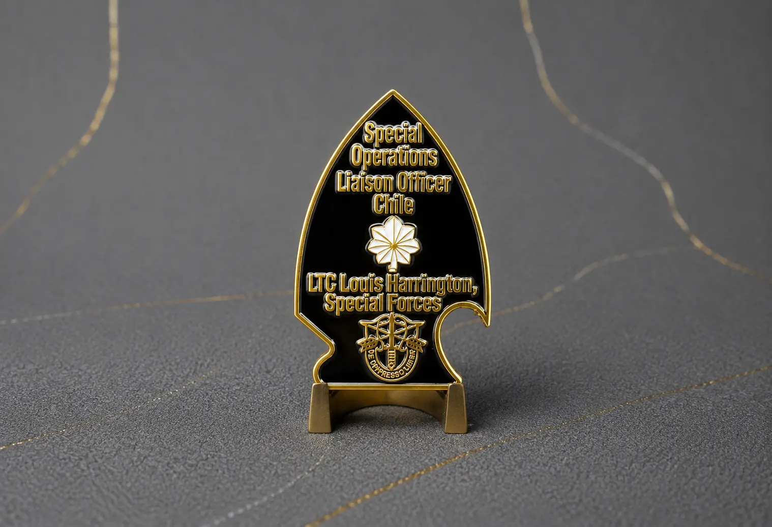 Challenge Coin Personalizada – Special Operations Liaison Officer Chile
