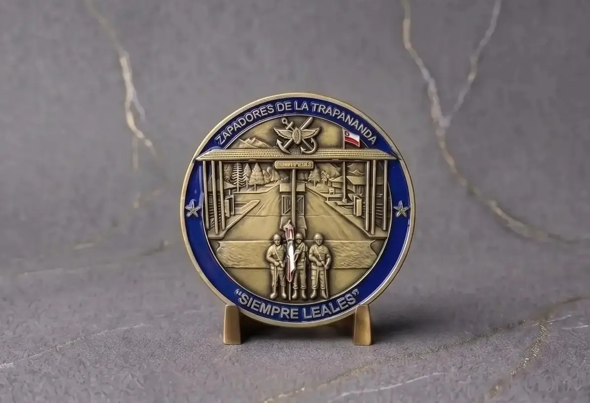 Personalized coin, Regiment No. 8 "Chiloé" – Sappers of Trapananda