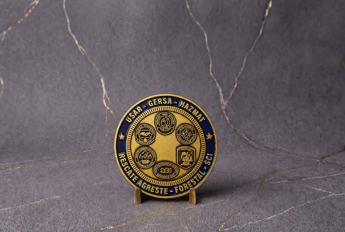 Commemorative Coin | 10 Years of the National Operations System – Chilean Firefighters